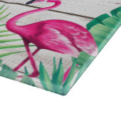 トロピカルフローラファミリーネームビーチハウス カッティングボード (角)