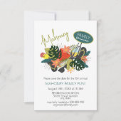 トロピカルフローラファミリー懇親会招待 セーブザデート (正面)