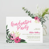 トロピカルフローラ卒業パーティー招待状 招待状 (スタンド正面)