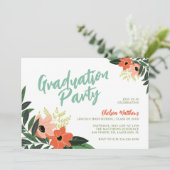 トロピカルフローラ卒業パーティー招待状 招待状 (スタンド正面)