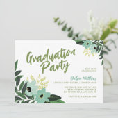 トロピカルフローラ卒業パーティー招待状 招待状 (スタンド正面)