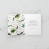 トロピカルフローラ気球ガーランドありがとう サンキューカード (内部)