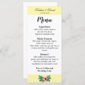 トロピカルフローラ結婚のテーマカード (正面/裏面)