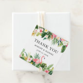 トロピカルフローラ結婚ズサンキューフラミンゴ フェイバータグ (インサイチュ)