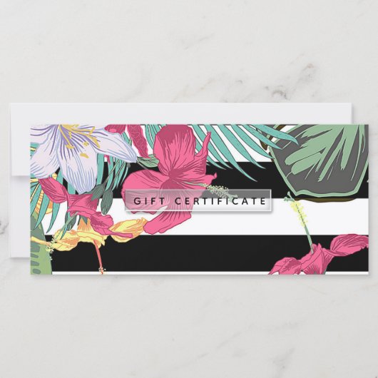 トロピカルフローラ葉花品証明書 (正面)