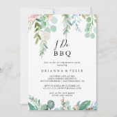 トロピカルフローラI do BBQ婚約パーティ 招待状 (正面)