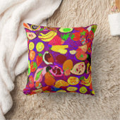 トロピカルフ絵画ルーツパター買ンの芸術 クッション (ブランケット)