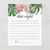 トロピカルブライダルシャワーデイトナイトアイディア (正面)