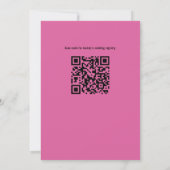 トロピカルブライダルランジェリーシャワー招待状 招待状 (裏面)