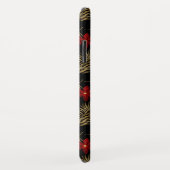 トロピカルブラックとゴールドフォイル離れモノグラム Case-Mate iPhoneケース (裏面/右)