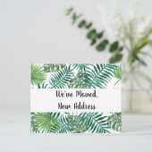 トロピカルブラック引っ越しましたの新しいアドレス ポストカード (スタンド正面)