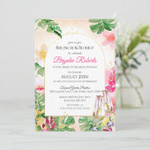 トロピカルブランチ&バブリーブライダルシャワー 招待状 (スタンド正面)