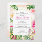 トロピカルブランチ&バブリーブライダルシャワー 招待状 (正面/裏面)