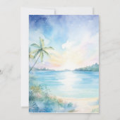 トロピカルブリスウェディング セーブザデート (裏面)