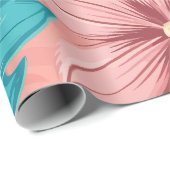 トロピカルブリスフローラ、パステル離れス&フラワー ラッピングペーパー (ロールコーナー)