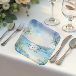 トロピカルブリス紙プレート ペーパープレート