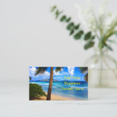 トロピカルブリテカリブのィッシュヴァージン諸島ビーチ 名刺 (スタンド正面)