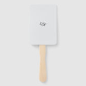 トロピカルブリーズカラー結婚式招待状 ハンドファン (裏面)