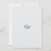 トロピカルブリーズカラー結婚式招待状 招待状 (裏面)