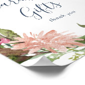 トロピカルブリーズカードとギフトサイン ポスター (角)