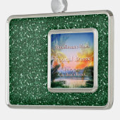 トロピカルブリーズゴアビーチ シルバープレートフレームオーナメント (左)