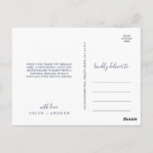 トロピカルブリーズサンキューハガキ ポストカード (裏面)