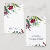 トロピカルブリーズジオメトリックイヤリングディスプレイカード 名刺 (正面/裏面)