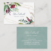 トロピカルブリーズジオメトリック名刺 名刺 (正面/裏面)