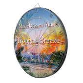 トロピカルブリーズストーンイゲートゴアビーチリミックス ダーツボード (正面右)