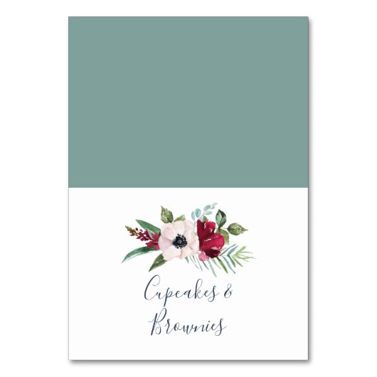 トロピカルブリーズビュッフェ食品ラベル テーブルナンバー (正面)