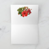 トロピカルブリーズボタニカルブライダルシャワーありがとう 招待状 (内部)