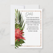 トロピカルブリーズラッシュ植物性結婚詳細 カード (正面)