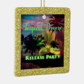 トロピカルブリーズリリース数々のパーティー色 セラミックオーナメント (右)