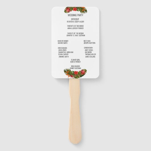 トロピカルブリーズ結婚フローラ式プログラム ハンドファン (裏面)