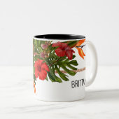 トロピカルブリーズ結婚メモリバラ金ゴールドブライドMag ツートーンマグカップ (正面右)