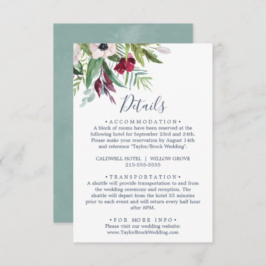 トロピカルブリーズ詳細エンクロージャカード エンクロージャーカード (正面/裏面)