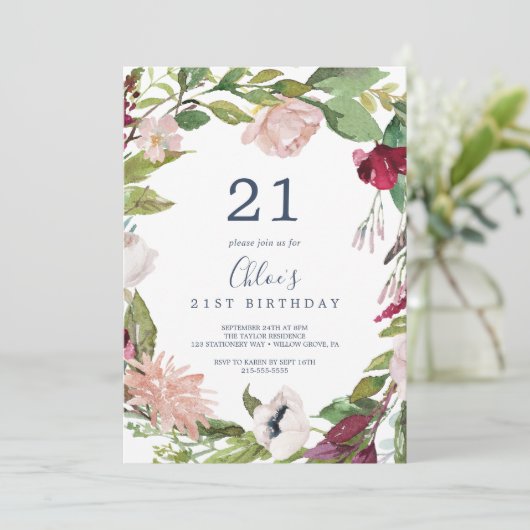 トロピカルブリーズ21歳の誕生日 招待状 (スタンド正面)