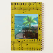 トロピカルブリーズ/金ゴールド楽譜 プランナー手帳 (裏面)