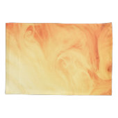 トロピカルブルーとターコイズジェムカラーバタフライ 枕カバー (裏面)