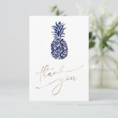 トロピカルブルーのパイナップル感謝していアユー サンキューカード (スタンド正面)