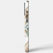 トロピカルブルーの白い花 Case-Mate iPhoneケース (裏面 / 左)