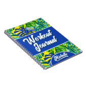 トロピカルブルーイエロージャングル葉トレーニング ノートブック (右側)