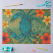 トロピカルブルーカニデクページ紙 – 沿岸 薄葉紙 (クラフト)