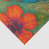 トロピカルブルーカニデクページ紙 – 沿岸 薄葉紙 (詳細)