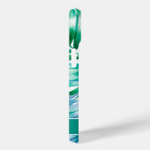 トロピカルブルーグリーンパームパーソナライズされた名 Case-Mate iPhoneケース (裏面 / 右)