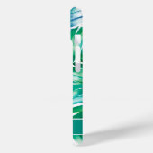 トロピカルブルーグリーンパームパーソナライズされた名 Case-Mate iPhoneケース (裏面 / 左)