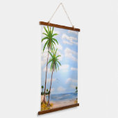 トロピカルブルースカイ 吊り下げ型タペストリー (傾斜あり)
