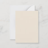 トロピカルブルース&グリーンエコビーチ保存日 ノートカード (裏面)