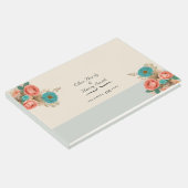 トロピカルブルース&グリーンエコフレンドリービーチ結婚式 ゲストブック (コーナー)