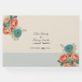 トロピカルブルース&グリーンエコフレンドリービーチ結婚式 ゲストブック